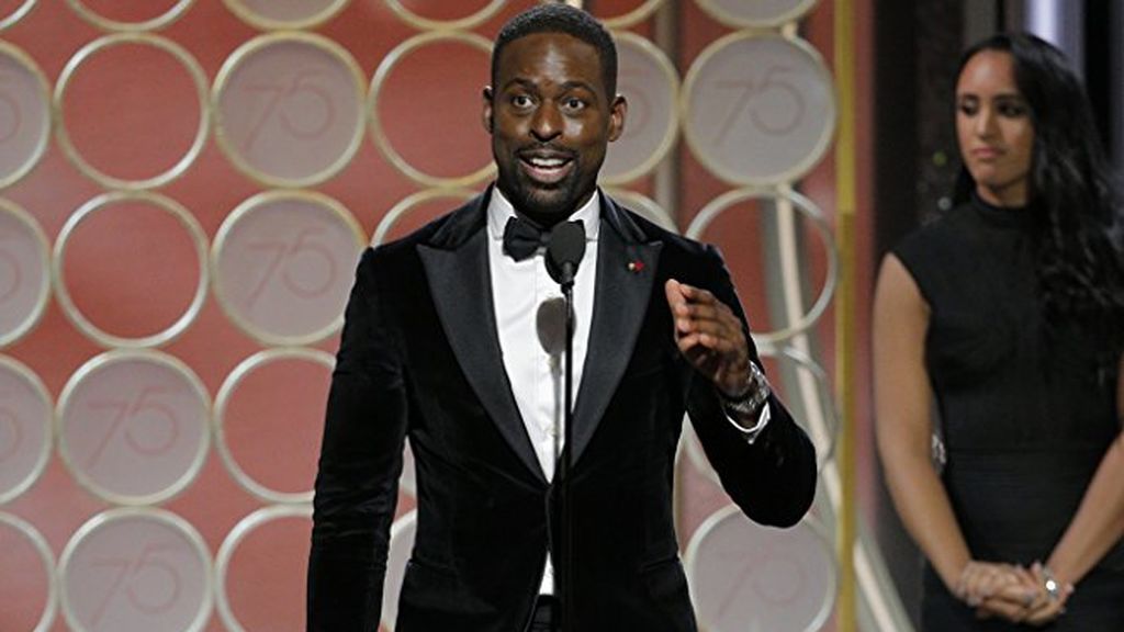 Sterling K. Brown, premiado en la 75º edición de los Globos de oro.