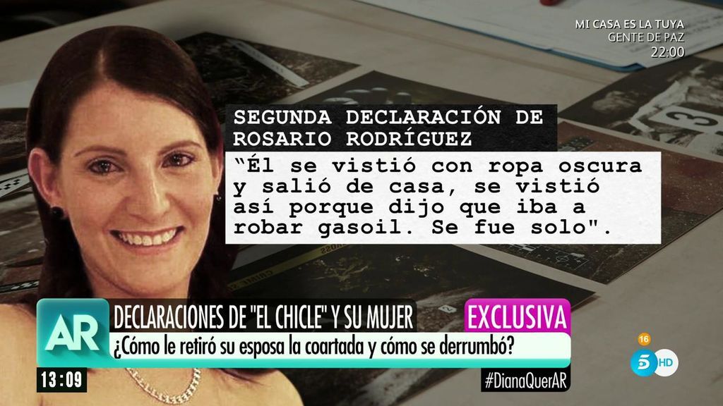 Las dos declaraciones contradictorias que hizo Rosario, la mujer de ‘El Chicle’, a la Guardia Civil