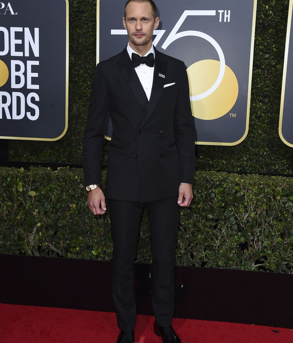 La alfombra 'negra' de los Globos de Oro contra el abuso sexual, foto a foto