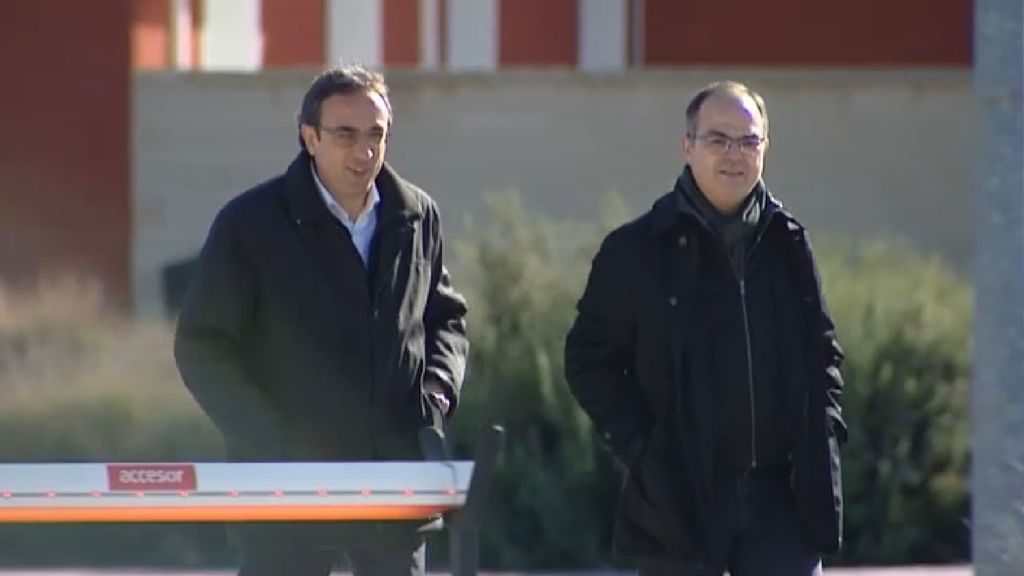 Jordi Turull y Josep Rull visitan a Junqueras y a Forn en Estremera