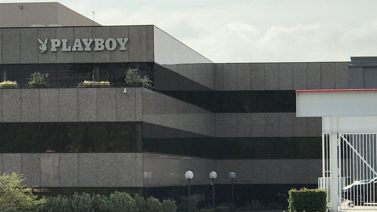 Sede de 'Playboy' en Los Ángeles, Estados Unidos.