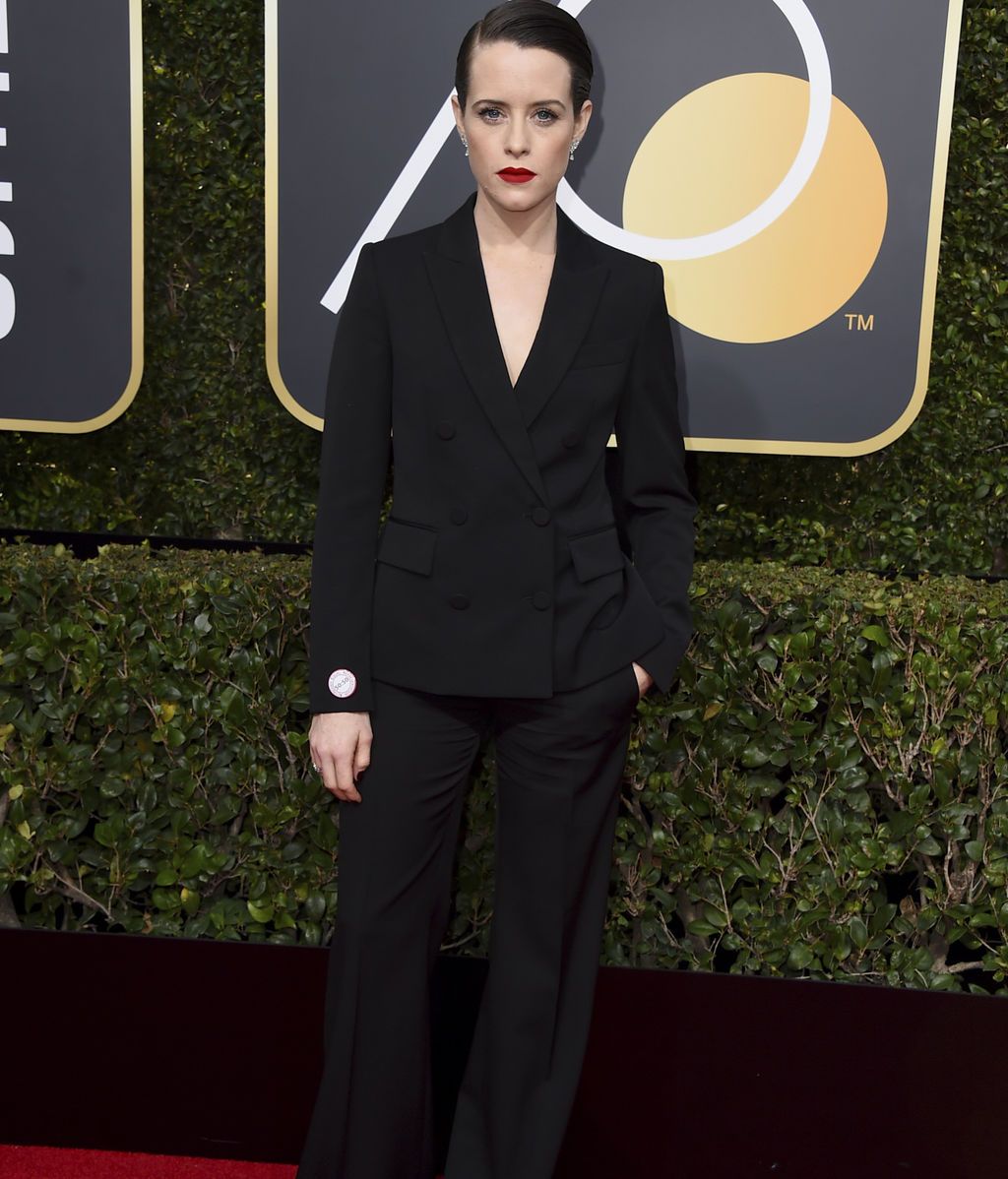 La alfombra 'negra' de los Globos de Oro contra el abuso sexual, foto a foto