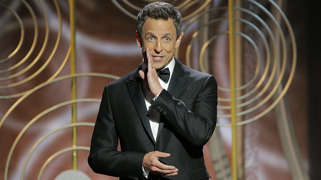 Seth Meyers, presentador de la 75º edición de los Globos de oro.