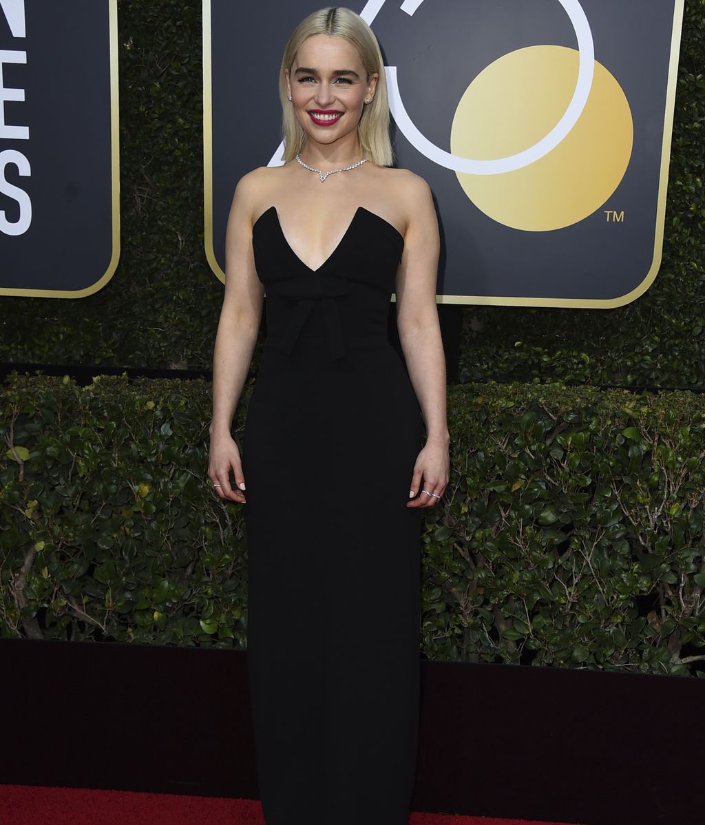 La alfombra 'negra' de los Globos de Oro contra el abuso sexual, foto a foto