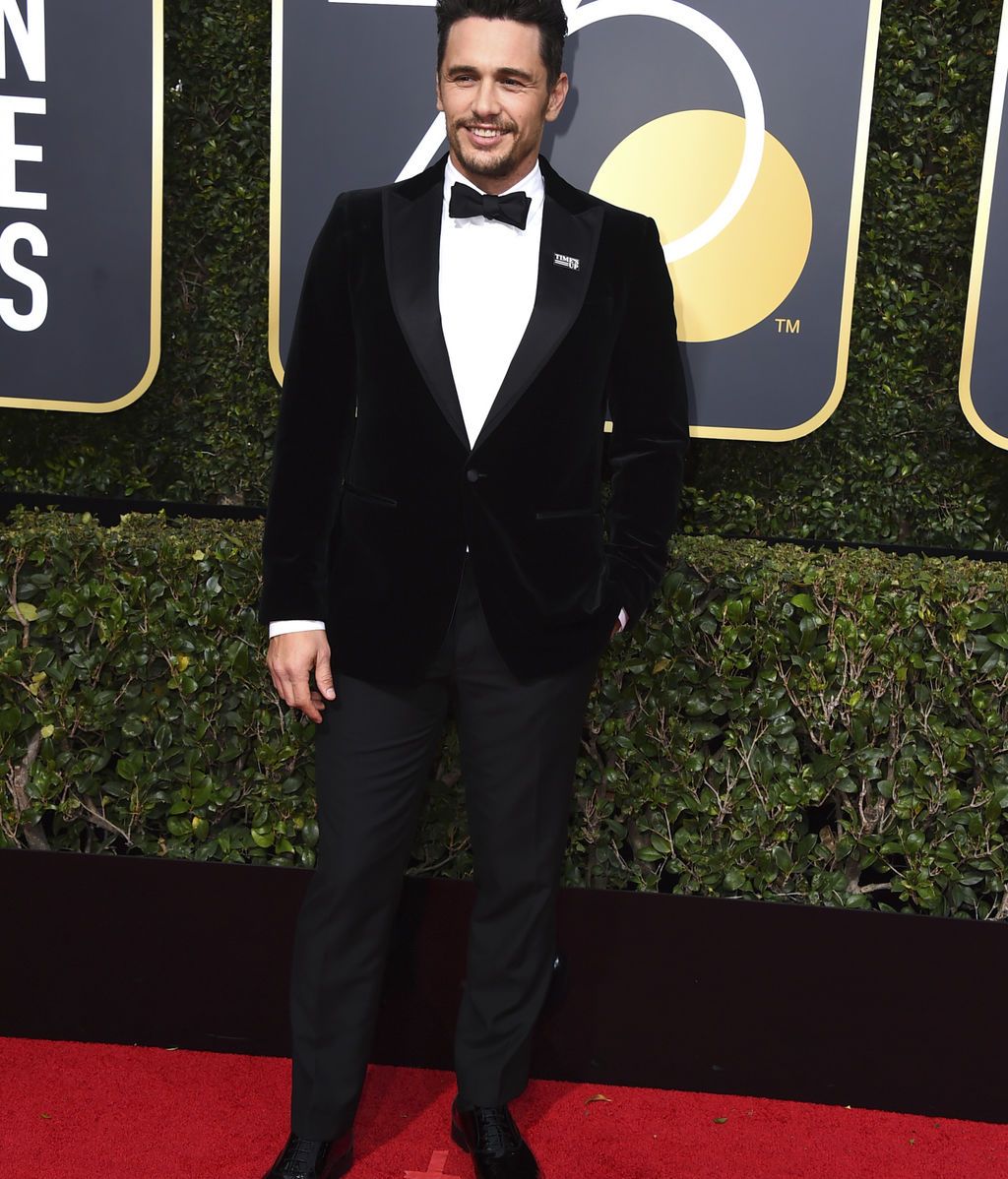 La alfombra 'negra' de los Globos de Oro contra el abuso sexual, foto a foto