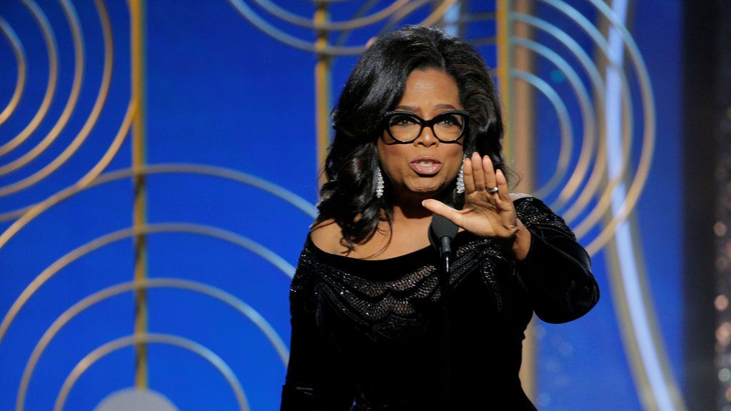 Oprah Winfrey en los Globos de Oro: "El tiempo de callar ha acabado. Ya basta"