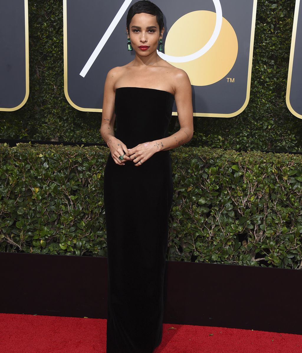 La alfombra 'negra' de los Globos de Oro contra el abuso sexual, foto a foto