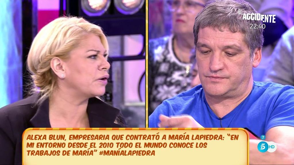 Alexa Blun, empresaria que contrató a María Lapiedra: "Estoy aquí porque Gustavo me da pena"