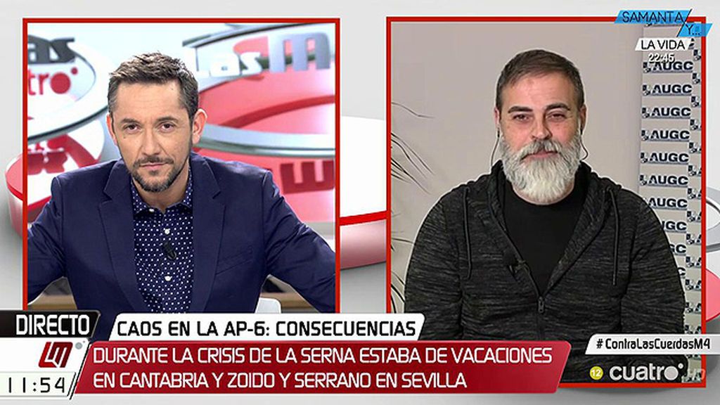 G. Álvarez (Guardia Civil): "Creemos que el señor Serrano no es la persona adecuada para para dirigir la DGT"