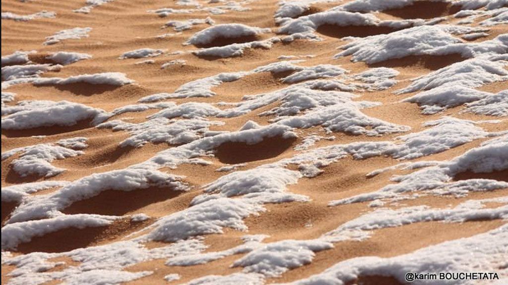 También nevó en 2016 y 2017, únicas dos veces en 30 años