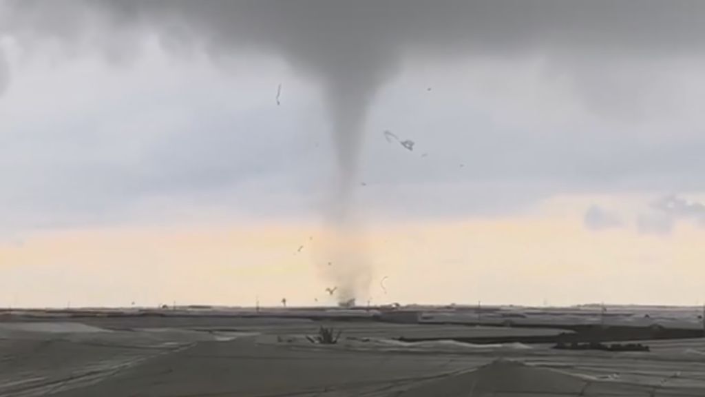 El tornado de Almería arrasó más de 150 hectáreas