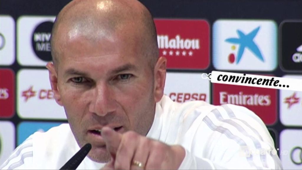 En el peor momento, el mejor Zidane: claro, convincente y convencido de sus palabras