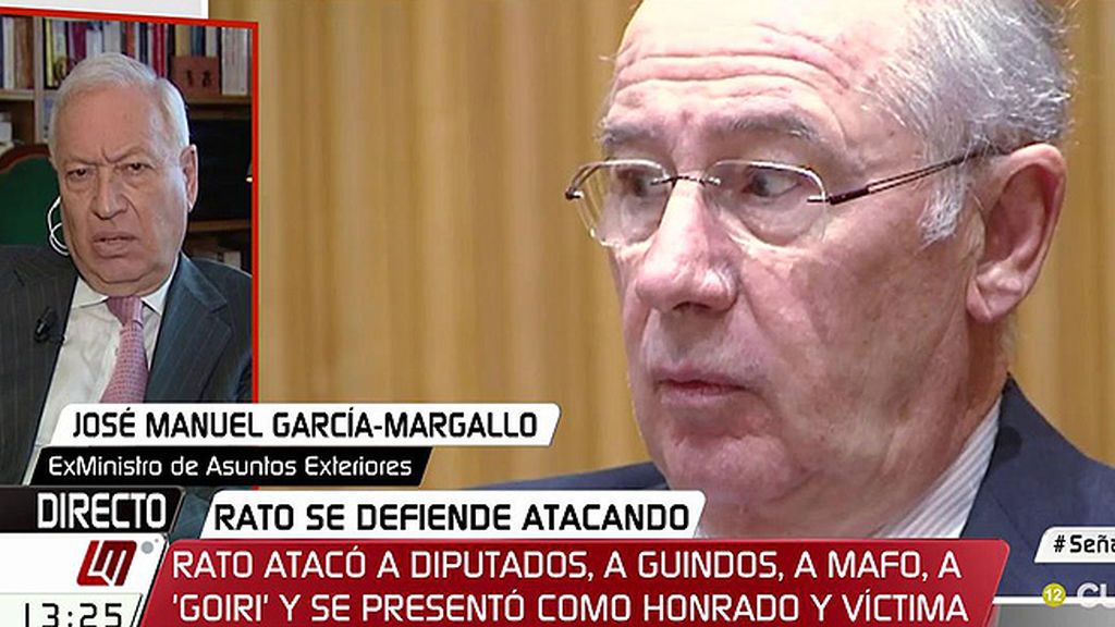 García-Margallo: "Rato se siente acosado y está defendiéndose"