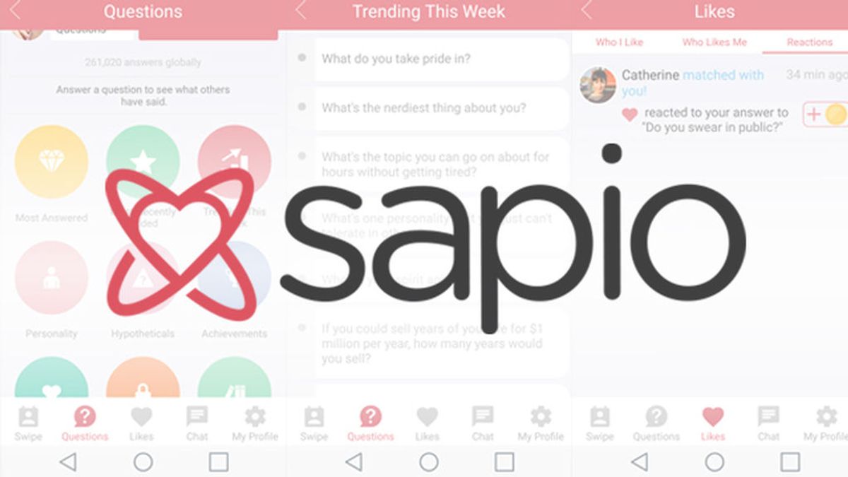 Probé Sapio, la app de ligar para gente que no solo le da importancia al físico