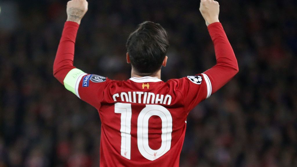 El Liverpool da un vale de 63 euros a todos los fans que compraron la camiseta de Coutinho de esta temporada