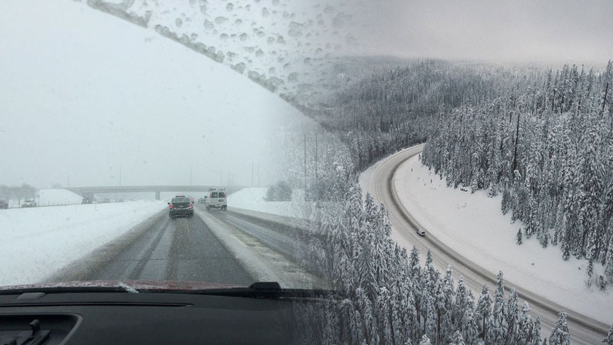 ¡Precaución por nieve y hielo! Más de 90 carreteras afectadas por el temporal
