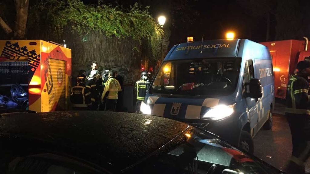 Ocho heridos en el incendio en una residencia de ancianos en Madrid