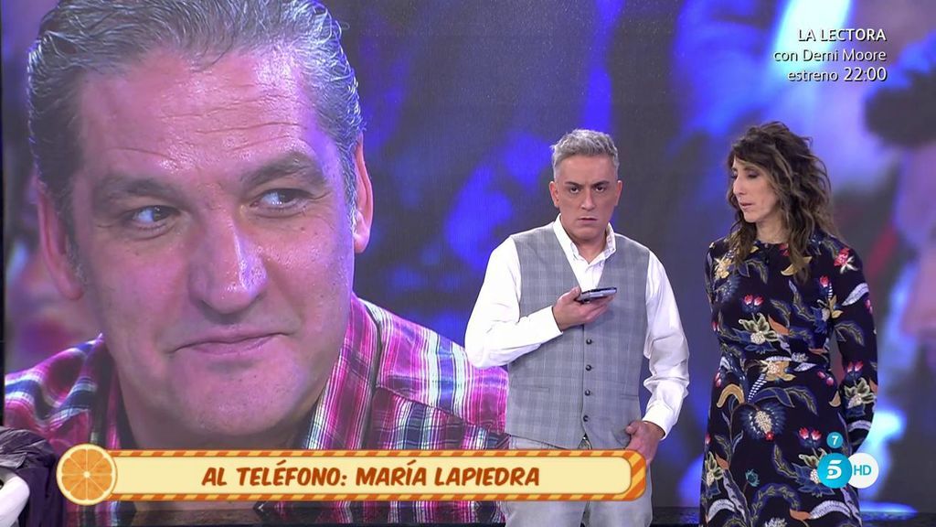 María Lapiedra: "La persona que más me ha querido en toda la vida ha sido Gustavo"