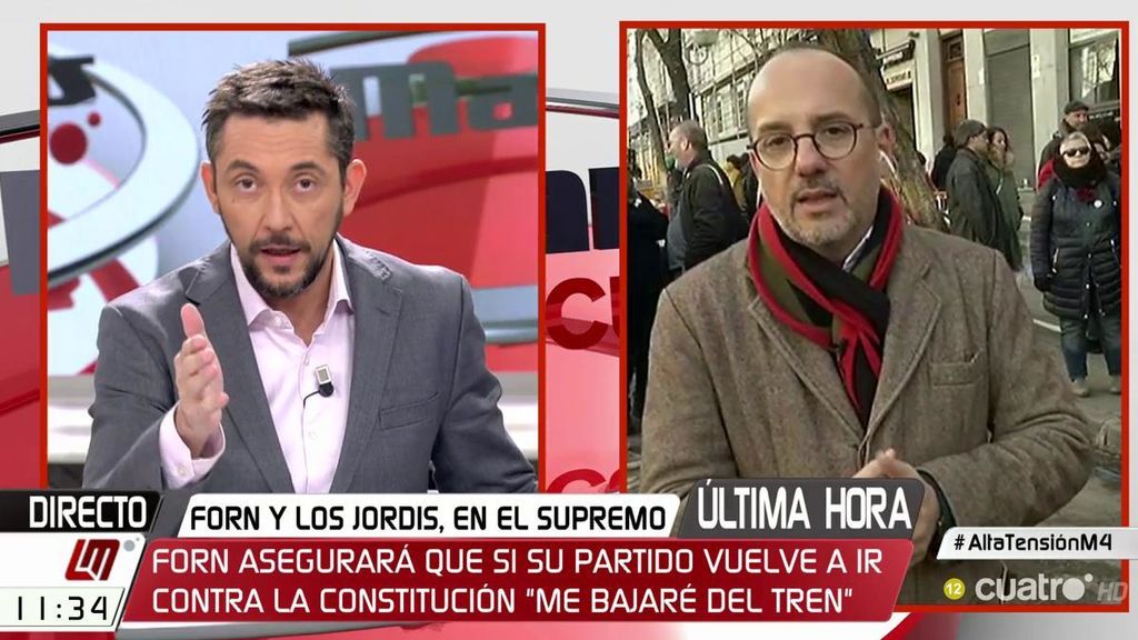 Campuzano, sobre los acusados por el 'procés': “No hay riesgo de fuga, ni destrucción de pruebas”