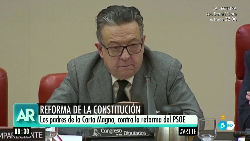 Los padres de la Constitución, en contra de la reforma federal que propone el PSOE