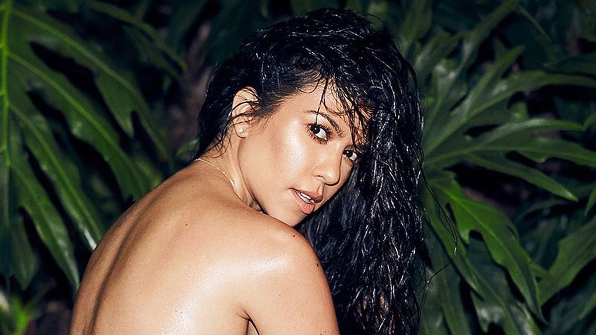 Kourtney Kardashian se marca un Kim con su último posado desnudo