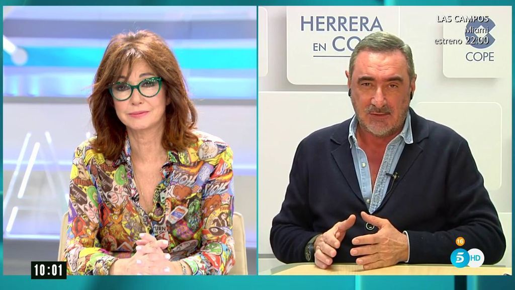 Carlos Herrera regresa a 'AR': "Puigdemont se está quedando cada vez más solo"