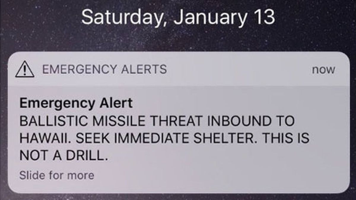 Una falsa alarma de misil difundida por las autoridades causa alarma en Hawái