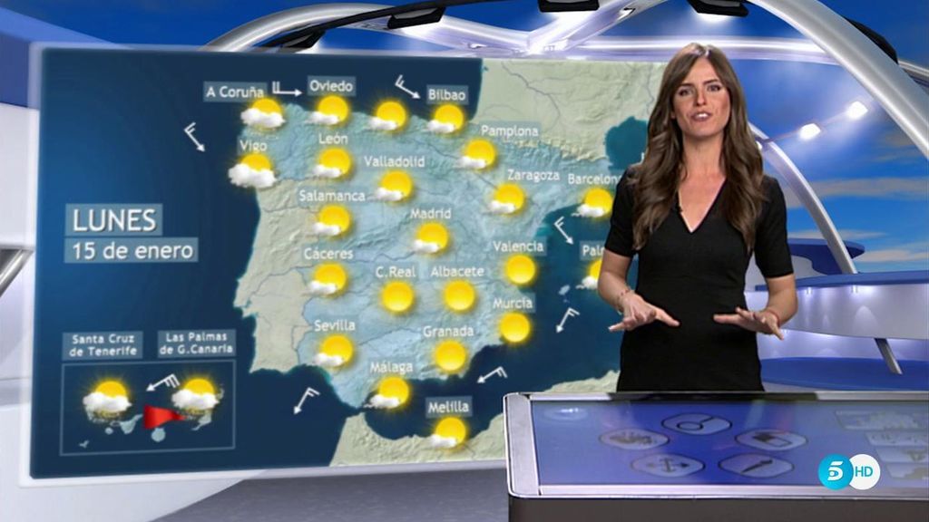 La inestabilidad deja paso al sol: Cielos despejados y algunas lluvias en Canarias