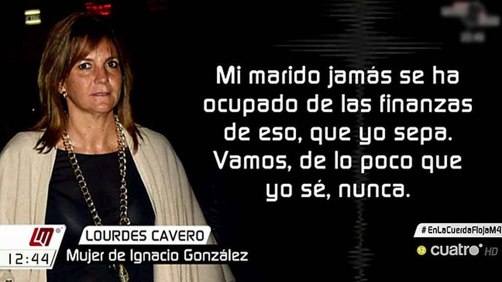 La mujer de I. González, ante el fiscal: “Hemos trabajado de sol a sol, hemos vivido acorde con nuestros ingresos”