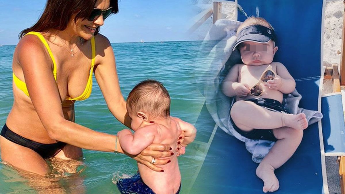 Las redes critican a Mª José Suárez por exponer a su bebé al sol y ella responde