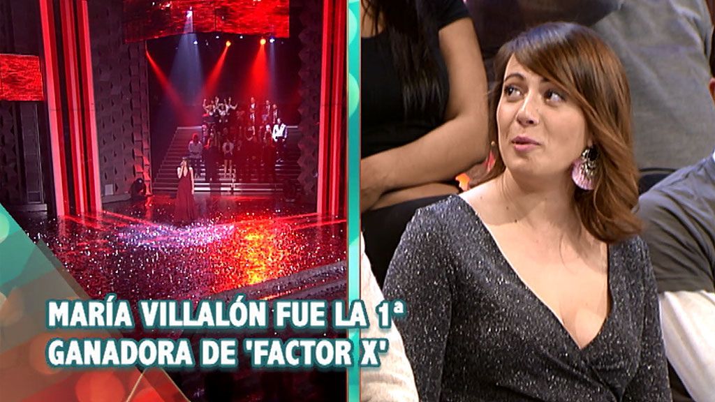 María Villalón, primera ganadora de ‘Factor X’: “Marina es muy buena persona y le va a hacer ilusión que yo esté aquí”