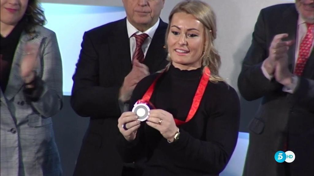 Justicia deportiva: Lydia Valentín recibe la medalla de plata que conquistó en Pekín 2008