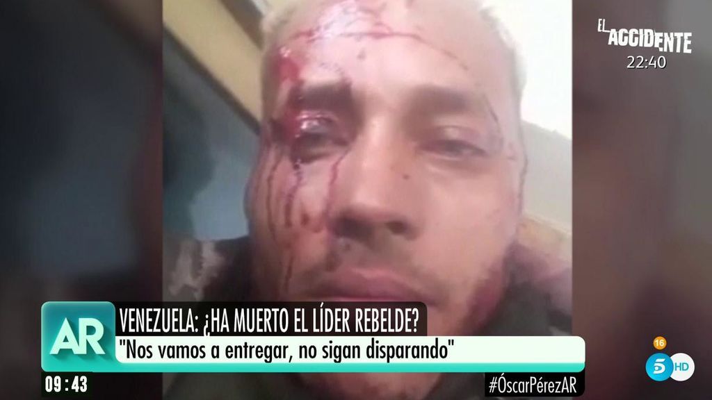 El líder rebelde venezolano, Óscar Pérez: “No quieren que nos rindamos, literalmente nos quieren asesinar”