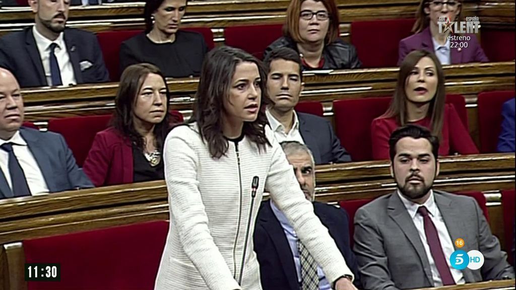Inés Arrimadas, al President de la mesa parlamentaria: “No empecemos saltándonos las reglas”