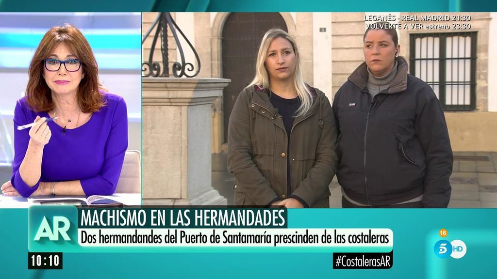 Ana Rosa habla con las dos costaleras expulsadas: "Nos echan porque somos mujeres"