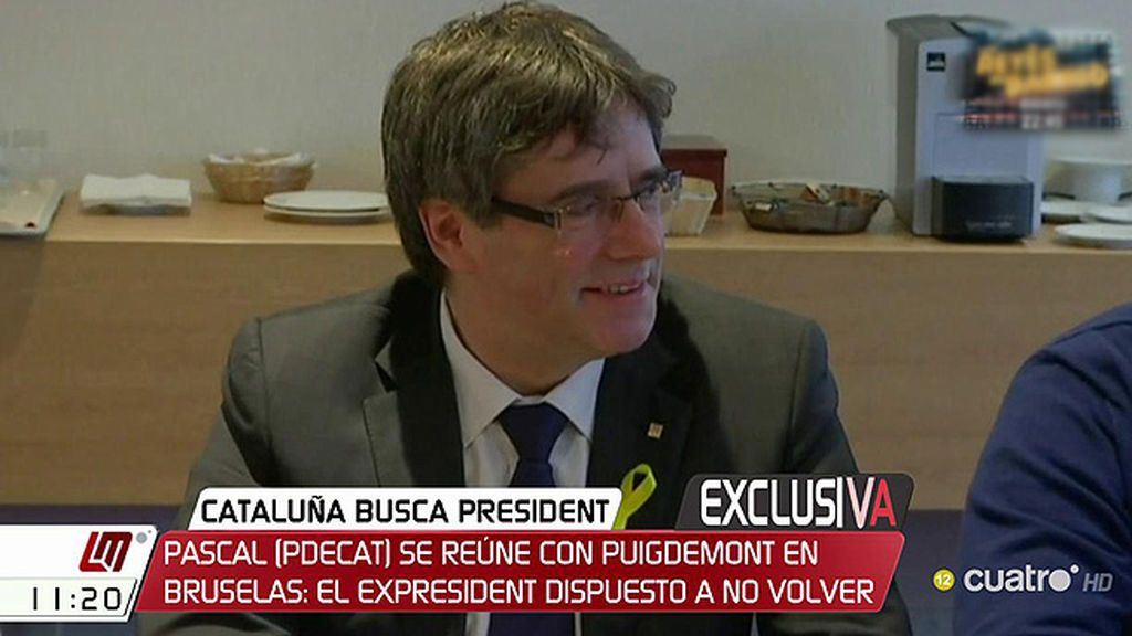 Puigdemont se compromete a no volver según confirman fuentes del PDeCAT a 'LM4'
