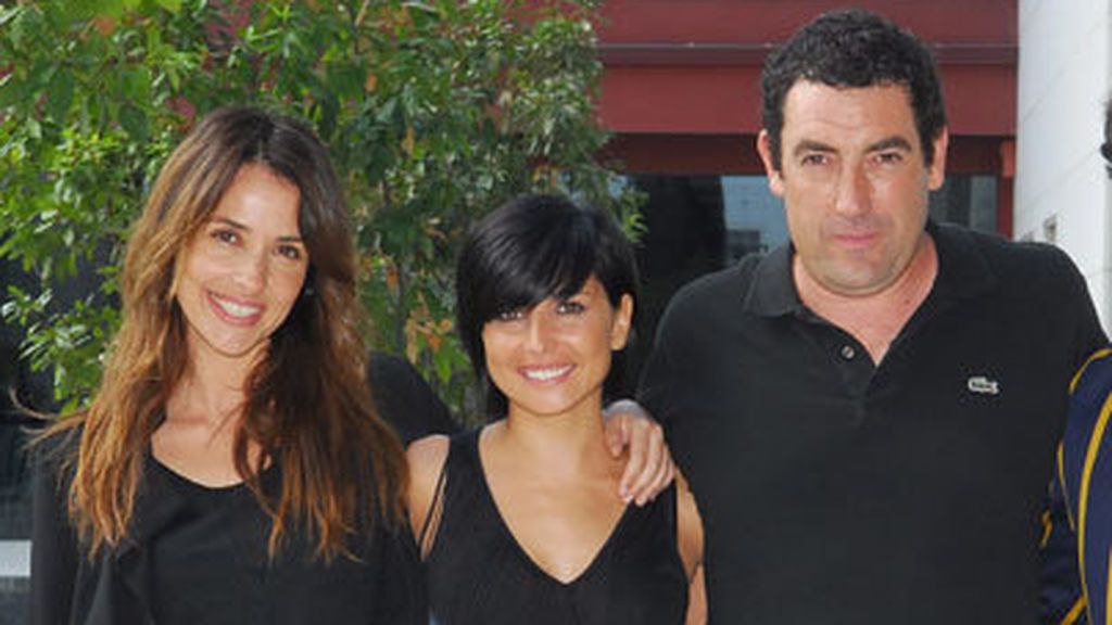 Patricia Vico, Marian Alvárez y Daniel Calparsoro, en la presentación de la 'tv movie' 'La ira' que Telecinco emitió en 2009.