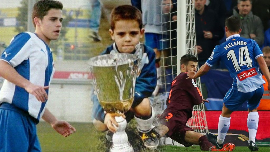 Desde los cincos años hasta su primer gol como profesional: Melendo, el ‘niño’ del Espanyol que doblegó al Barça