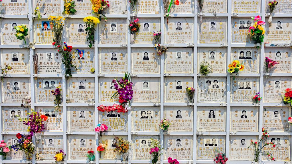 El concurrido cementerio de Hong Kong