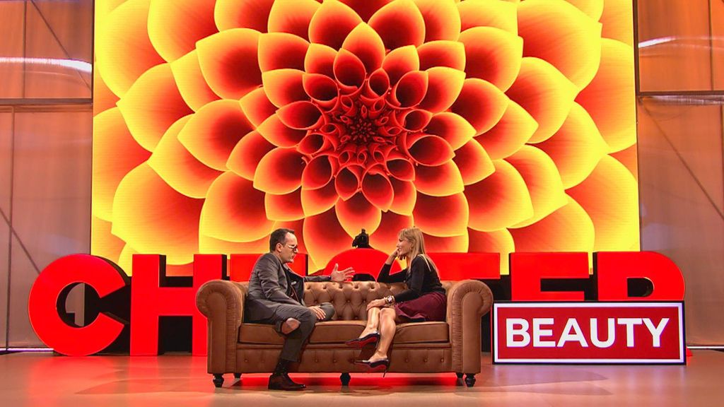 Alba Carrillo y Nacho Duato, invitados de Risto Mejide en el programa de Cuatro 'Chester'.