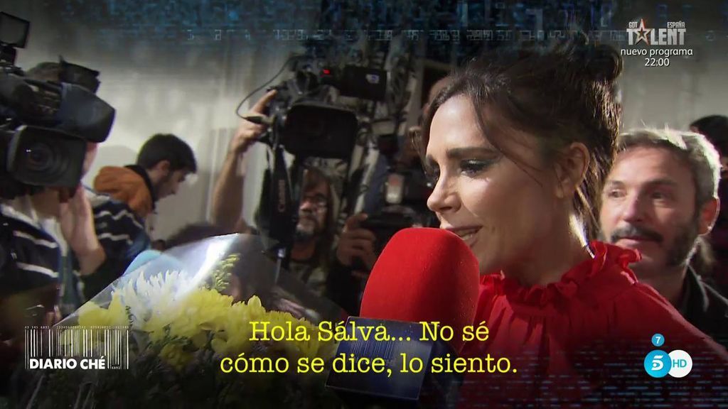 Chelo Garcia Cortés consigue que Victoria Beckham mande un saludo a 'Sálvame'