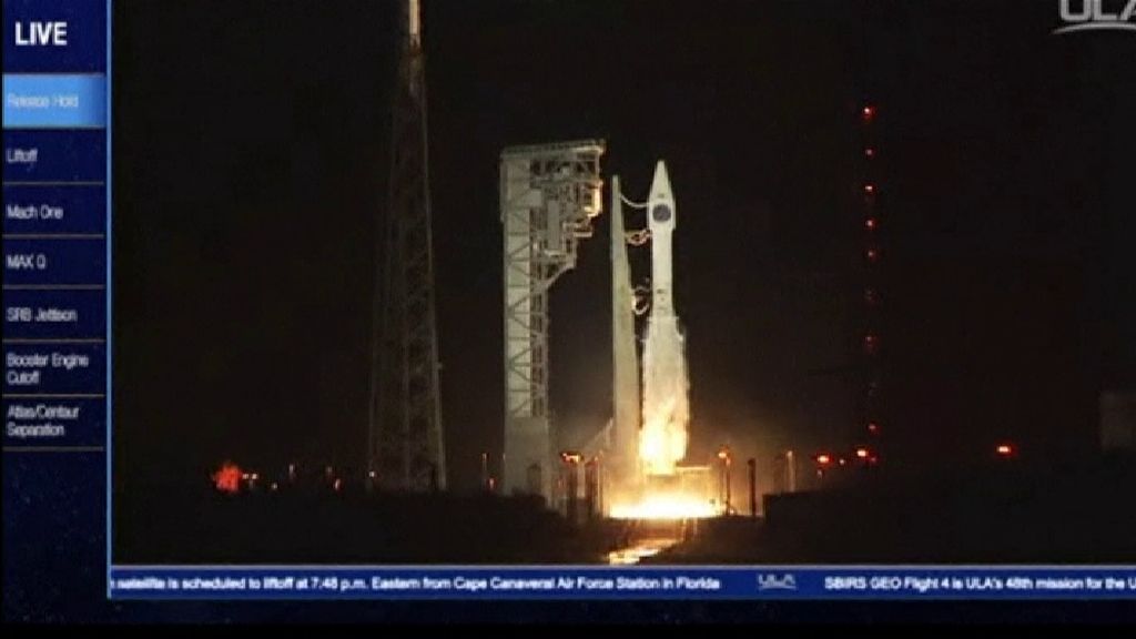 EEUU lanza con éxito el cohete Atlas V con un satélite para el Ejército