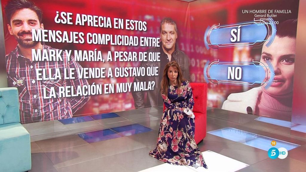 María Patiño desvela el contenido de los comprometidos mensajes entre Mark Hamilton y María Lapiedra