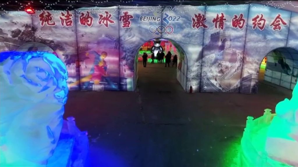 Espectacular festival de hielo en Pekín