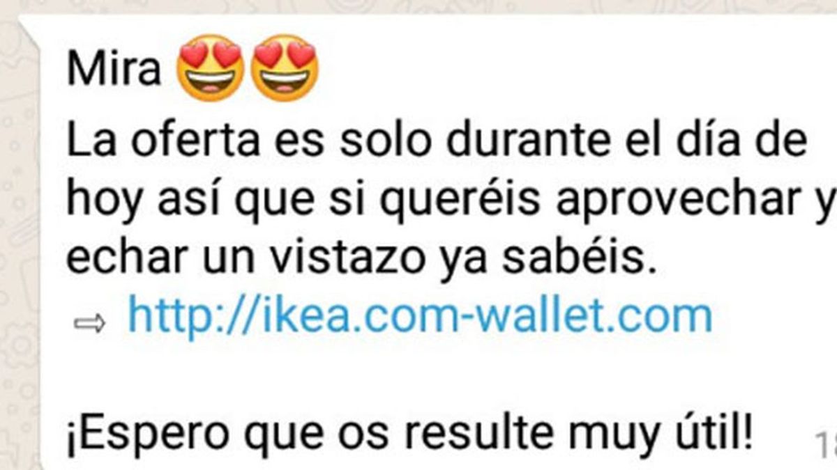 Los Mossos d’Esquadra advierten de un timo por WhatsApp con ofertas para Zara o Ikea