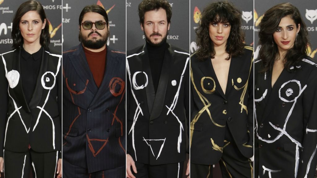 El traje protesta con el que los vips han reivindicado el feminismo en los Premios Feroz