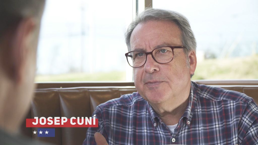 Josep Cuní (a la derecha) entrevista a más de una treintena de simpatizantes del actual presidente de los Estados Unidos en 'La Amércia de Trump'.