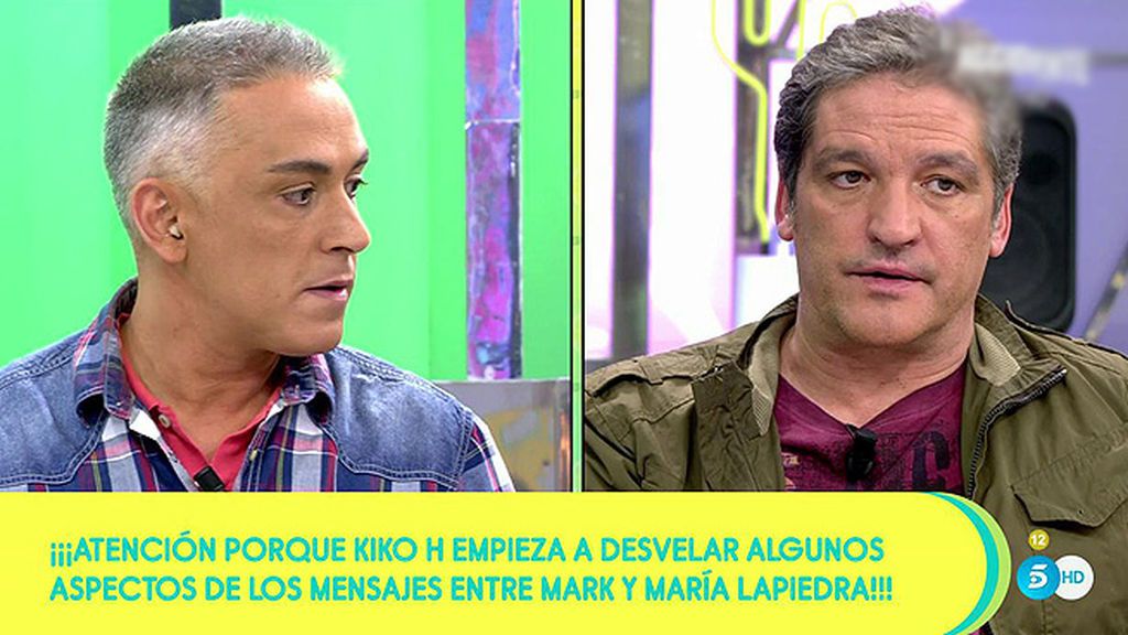 Hernández desvela parte del contenido de las conversaciones de María Lapiedra y Mark Hamilton