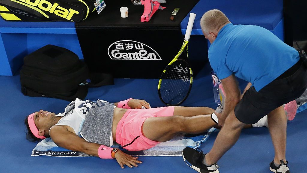 La rabia de Rafa Nadal tras abandonar en Australia por lesión cuando mejor estaba