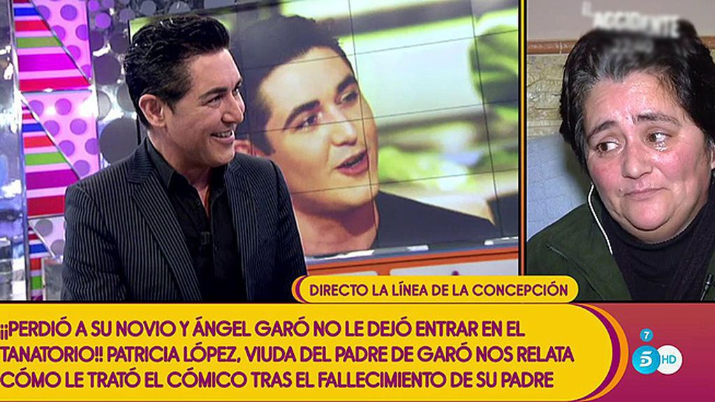 La novia del padre de Ángel Garó narra la mala relación del humorista con su padre: “Un día le pegó”